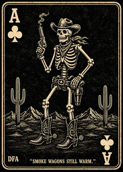 Ace of Clubs black tee