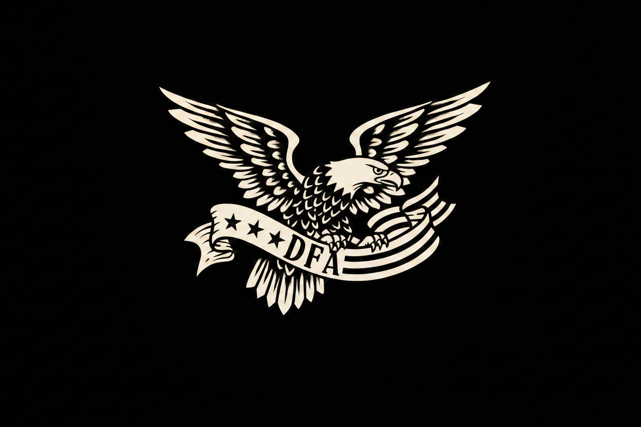 DFA Eagle Logo | Damn Fine American